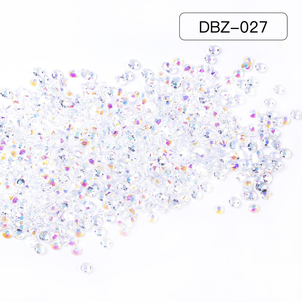 Transparent Symphony Violent Bear Resin Flat Bottom Sticker Diamond Glazed Beads Loose Beads Diy Material Pack Jewelry Accessories