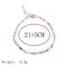 Women Bohemian Jewelry - Personality Bracelet Beach Anklet Simple Beaded Jewelry Contrast Color Fashion Handmade  Accessories