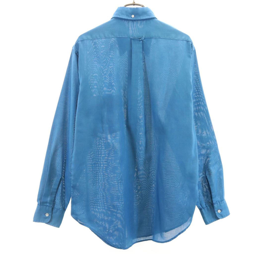PERMANENT PRESS 80s Vintage Long Sleeve Button Down Shirt M Blue Men's Used