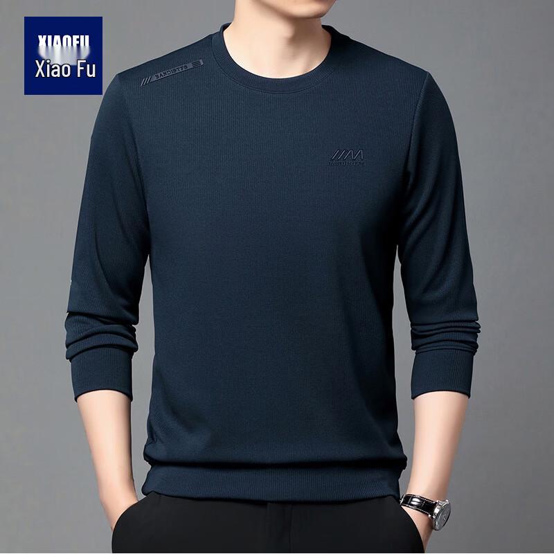 

Men s Spring Round Neck Long-Sleeved Top 2XL