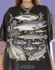 Tuna Salmon Gar Flounder Carp Fish Species Comfort Colors® Tshirt, Marine Biology Angler Retro Wildlife Illustration Deep Sea Nature,