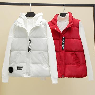 Women's Down-Filled Cotton Vest Outerwear Waistcoat Autumn/Winter Jacket Waistcoat