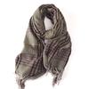 Retro Plaid Scarf Men's Winter Warm and Cold-proof Long Birthday Gift Boys High-end Trendy Scarf Women
