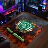 Crystal Velvet Rug Sporting CP Print Custom Name Text Floor Mat Home Decor