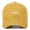 1pc Unisex Basic Solid Baseball Cap for Women and Men,Vintage Washed Distressed Cotton Low Profile Dad Hat Adjustable Sports Hat