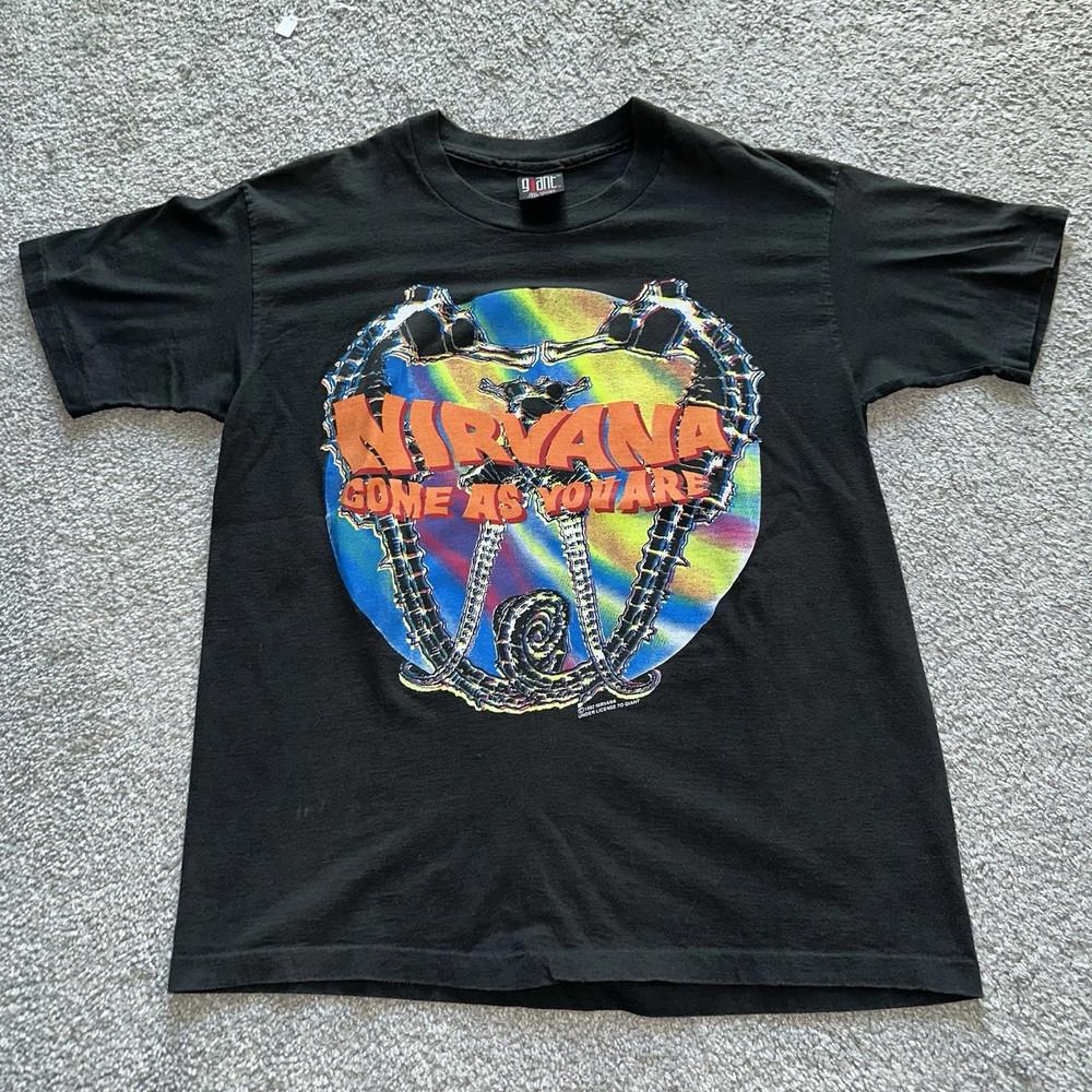 Vintage NWOT 90s 1992 Nirvana Come As You Are Tshirt Unisex T-Shirt L
