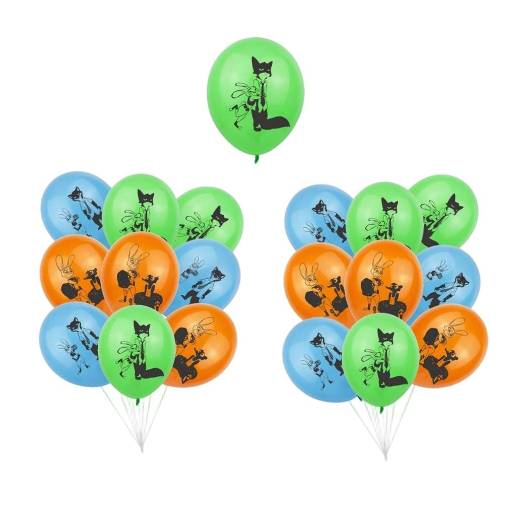 Birthday Theme Party Decoration Banner Pull Flag Cake Flag Balloon- Set