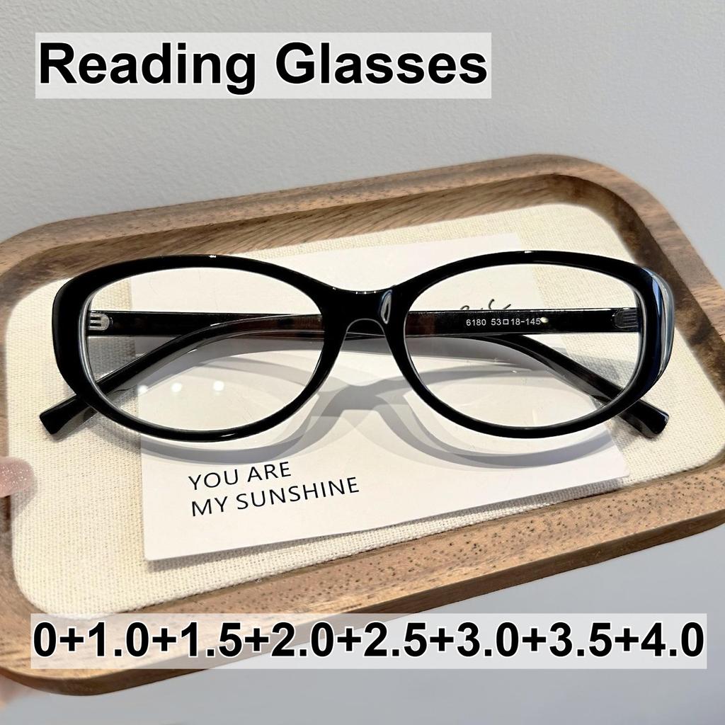 Men's and Women's Fashionable HD Blue Light Blocking Reading Glasses Women's Fashionable New Style Reading Glasses To +3.5+4.0