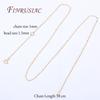 1/2Pcs 50cm 18K Gold Plated Chains Necklaces Women Bulk Wholesale Fashion Beads Chains For Jewelry Making Supplies
