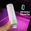 Car LED Night Lights Car Interior Ambient Mini Light Emergency Lighting Home Decorative Light Atmosphere USB Lamp Accessories