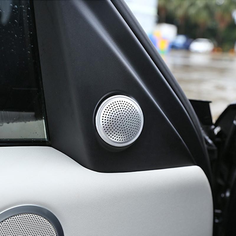 Auto-Lautsprecherabdeckung aus Aluminiumlegierung, passend für Land Rover Discovery 5 LR5 L462 2017–2018