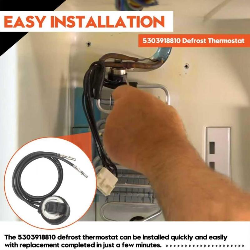 5303918810 Refrigerator Defrost Thermostat For DGHF2360PF7A DGHF2360PF8A DGHF2360PF9A E23BC78IPSKA Easy Installation