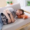 1PC 50CM 3D Simulation Cats Pillow Cute Animal Washable Plush Stuffed Kids Toy Sofa Pillows Home Decoration Kawaii Room Decor