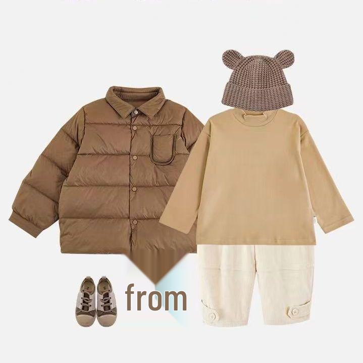 Kinderleichte Daunenjacke - Stilvolles und warmes koreanisches Design für Jungen und Mädchen