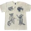 Vintage Style Three Raccoons Moon Funny Graphic Unisex Tee Gift For Fan S-5XL