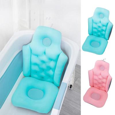 Bath Pillows Folding Bathtub Cushion Extra-Large Non-Slip Spa Bath Tub Mat Neck Back Support Headrest Pillows  for Head
