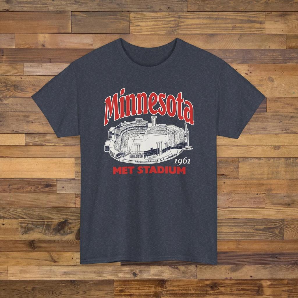 Metropolitan Stadium 1961 Ballpark T shirt - Minnesota Twins Baseball