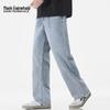 Mark Fairwhale Men's Light Blue Loose Straight Leg Jeans