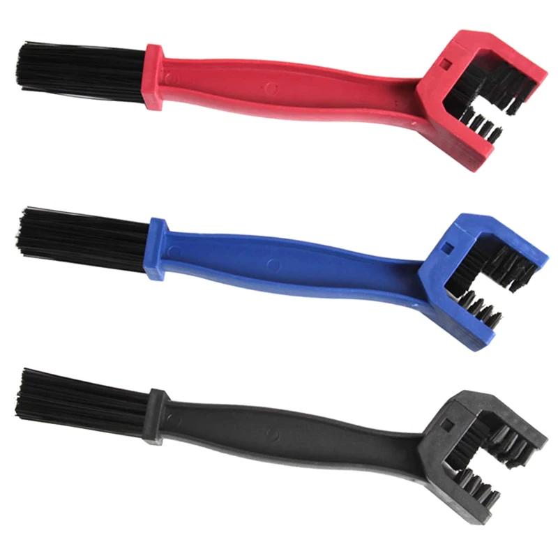 Universal Motorcycle Chain Gear Dirt Clean Brush Rim Care Tire Cleaning Tools Motorcycle Bicycle Gear Chain Maintenance Cleaner