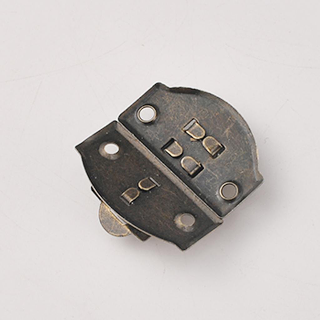 4pcs Vintage Iron Buckle Hasp Lock Buckle for Storage Boxes, Drawers, Cabinets