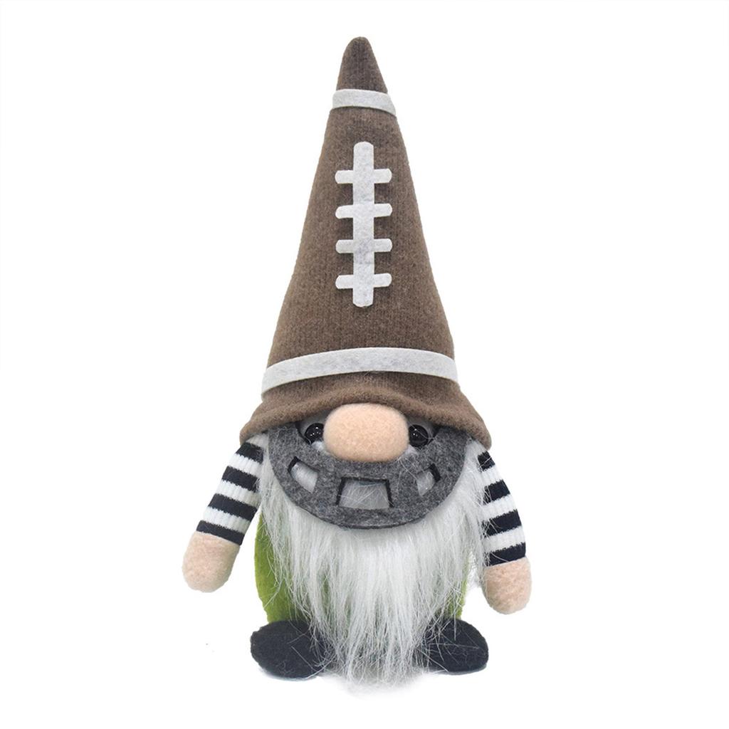 Handcrafts Football Gnomes Plush Dolls Stuffed Scandinavian Swedish Tomte Figurines for Holiday Party Home Decoration