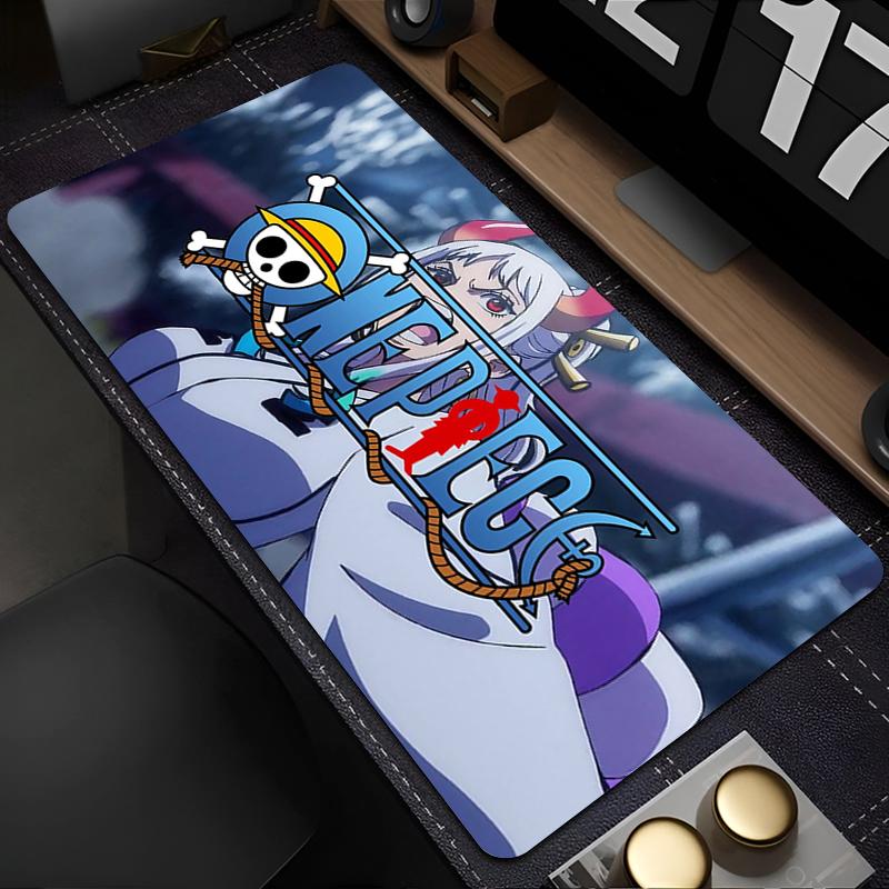 

Mouse Pad one piece Gamer Desk Mat PC Computer Anime Mousepad Keyboard Pad Laptop Gaming Accessories Edge White Mausepad 30x60x0.2cm