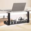 Two-Piece Under-Desk Cable Organizer - Durable Design, No Drilling Required, Compact Cable Storage Solution, Easy To Assemble, Suitable For Home