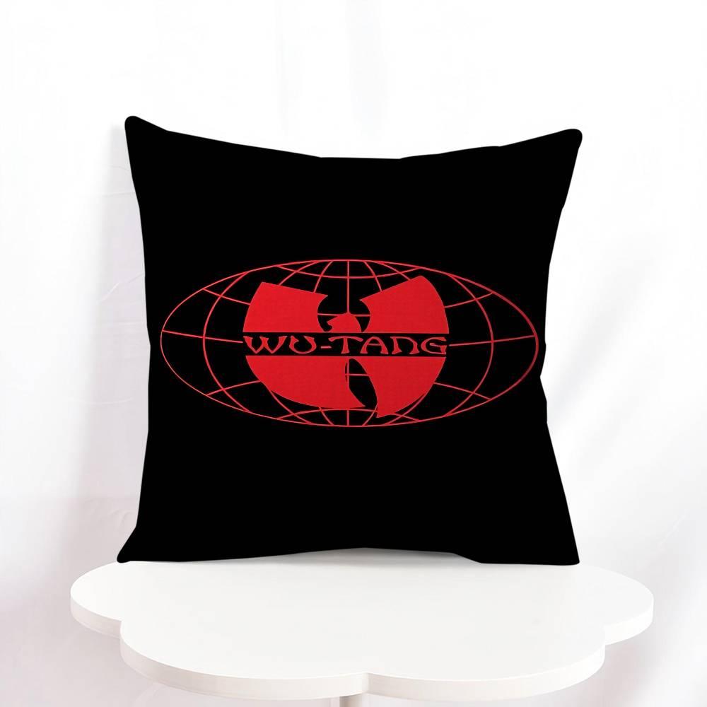 Wu T-Tang Clan Logotyp Lönndesign Kuddfodral Glad Höstskörd Dekorations Högtidsdekor Kuddöverdrag