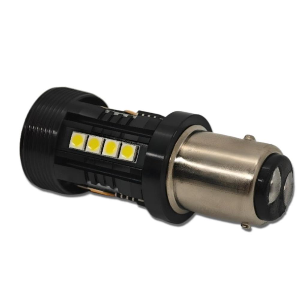 2 Pcs P21/5W LED Bulb 1157 12V No Error, Two Colors Off-Road