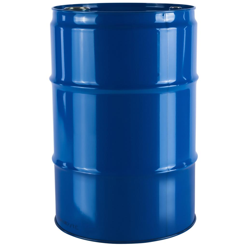 Stahlmetalltrommel TH 60L mit 2- und 3/4-Zoll-Deckeln, BLAU