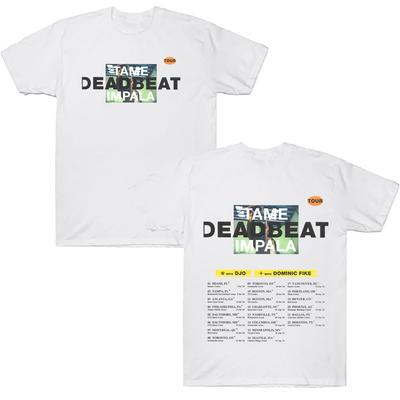 Tame Impala DEADBEAT Tour 2026 Koszulki Koszulki z Nadrukiem Graficznym Męskie Damskie Codzienne Bawełniane Koszulki z Krótkim Rękawem Ubrania Y2K