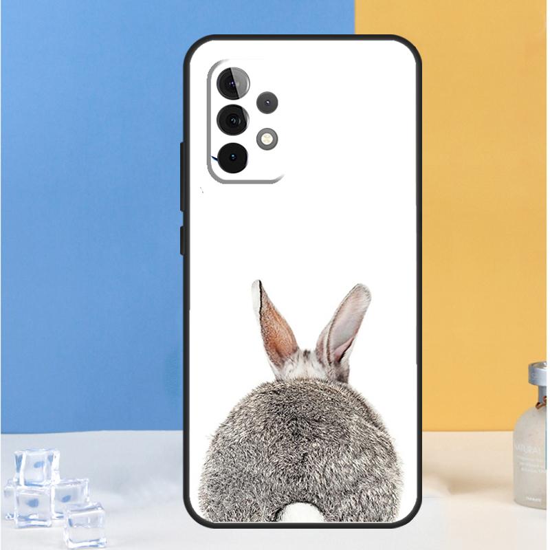 Cute Bunny Rabbit For Samsung Galaxy A16 A26 A36 A56 A13 A33 A53 A05 A06 A54 A34 A14 A32 A52 A55 A35 A15 Case