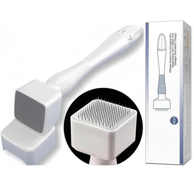 Wazdorf Derma Stamp for Hair Regrowth | 140 Titanium Microneedles Adjustable 0.25mm–3mm | Derma Pen for Face, Skin & Scalp | Microneedling for Ha