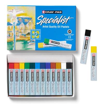 SAKURA Craypas Specialist Crayons 12 Colors ESP12
