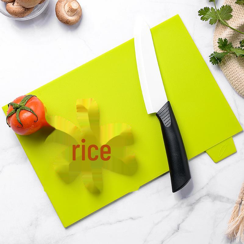 PP Plastic Cutting Board Set with Storage - 4 Piece, Multi-purpose for Kitchen, Fruit, and Food Prep