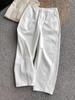 Treasure God Pants: Women’s Slimming High Waist Cocoon Jeans, 100% Imported Cotton, Nine-Tenth Length, Perfect for Early Autumn.