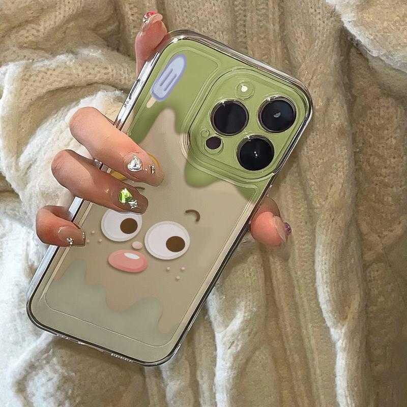 Cute Ice Cream Is Compatible with Apple 16 Phone Case 15plus, Matte 13 Silicone 12, Mini Protective Case 14promax