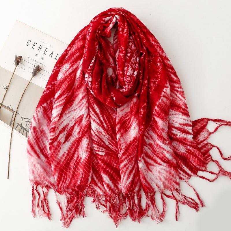 

New Fashion Luxury Women Viscose Scarf Summer Winter Shawl Cotton Linen Feeling Designer Tassel Muslim Hijab Wrap Turban 88x180cm