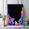 Tetris 100% Round Full Drill 5D DIY Diamond Painting Embroidery Cross Stitch Rhinestone Décor
