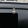 4pcs Cute Car Center Console Decoration Ornaments Kitten Action Figure Auto Dashboard Rearview Mirror Decoration Car Accessories
