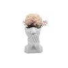 Resin Face Shaped Vase Modern Minimalist Sculpture Flower Pot Decorative Home Ornament for Indoor Use Tabletop Display