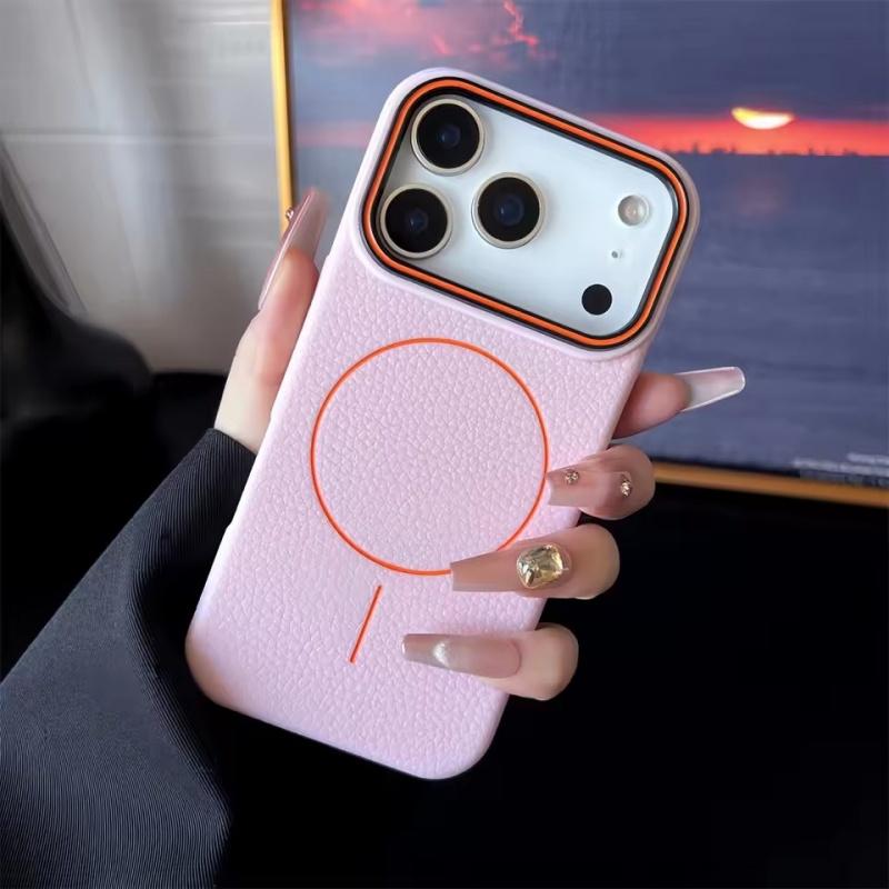 Husă Magnetică Mată cu Model Lichi în Culori Contrastante pentru iPhone 17 Air 16 15 14 13 12 11 Pro Max Plus Pentru Magsafe Husă Moale TPU