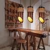 Nature Bamboo Tube Pendant Light New Chinese Style Hemp Rope Decoration Wooden Hanging Lamp for Dining Restaurant Homestay Hotel