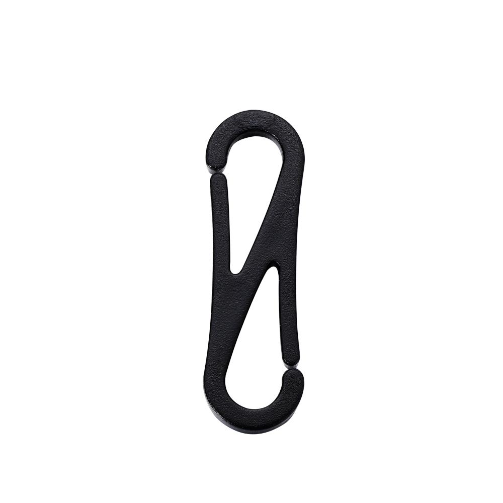 

30Pcs Lanyard Hook Spring Backpack Clasp Keychain Buckle Outdoor Cap Rope Fastener Buckles Glasses Holder Strap Loop Accessories 30pcs чорний