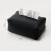Artificial Leather Tissue Box Desktop Decoration Napkin Holder Tissue Storage Box  Living Room