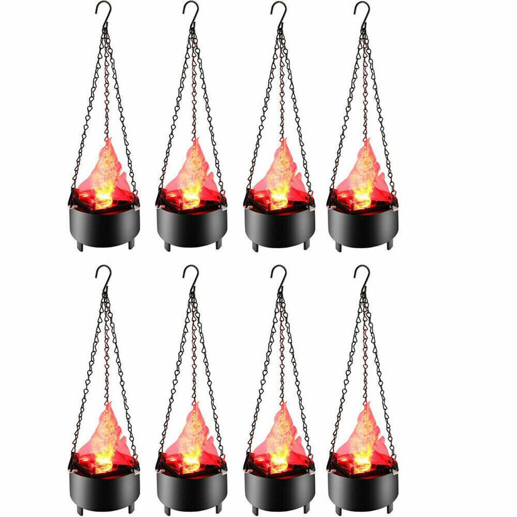 LED Artificial Flame Light, Hanging 3D Fake Fire Light, Simulated Flame Effect Light