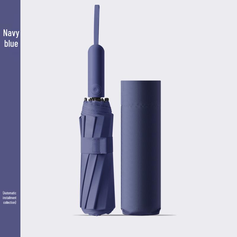 Colorful Auto-Safety Sunscreen Umbrella with Anti-Rebound Feature and Custom Logo Printing