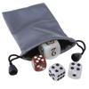 Classical Pearl Dices Set for Backgammon Acrylic Gaming Accessories Elegant Pearlized Dices Set for Game Enthusiasts