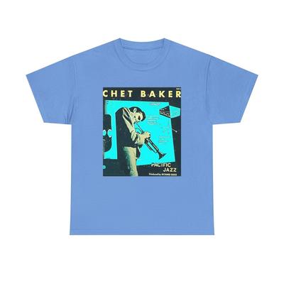 Chet Baker Pacific Jazz Album Art Tričko s krátkým rukávem unisex z těžké bavlny