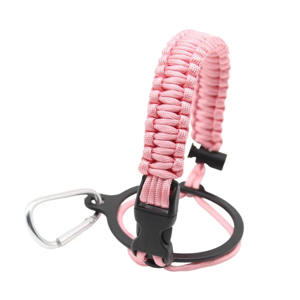 Paracord Strap Handle Adjustable Water Cup Strap Handle For Water Bottle Bottles Accessories Paracord For Hiking